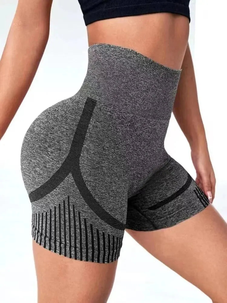 High Waist Women's Yoga Shorts - Butt Lift Fitness Sportswear