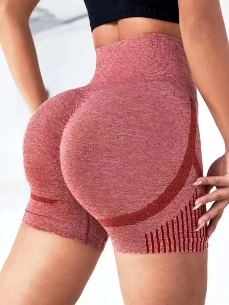 High Waist Women's Yoga Shorts - Butt Lift Fitness Sportswear